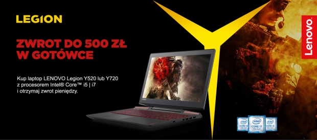 500 zł zwrotu za zakup laptopa Lenovo